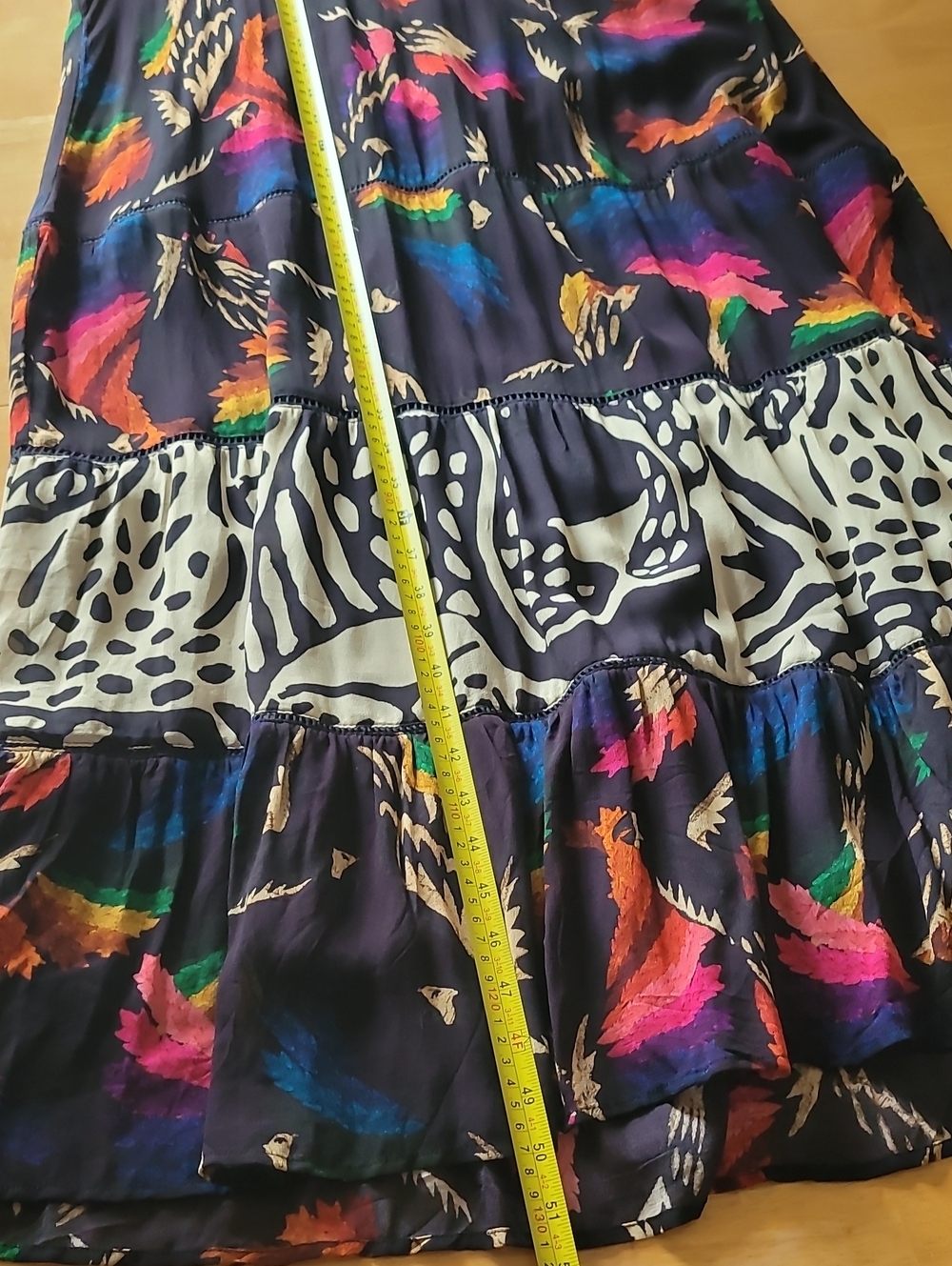 Farm Rio Black Macaws Flight Ankle Dress - Picture 13 of 16